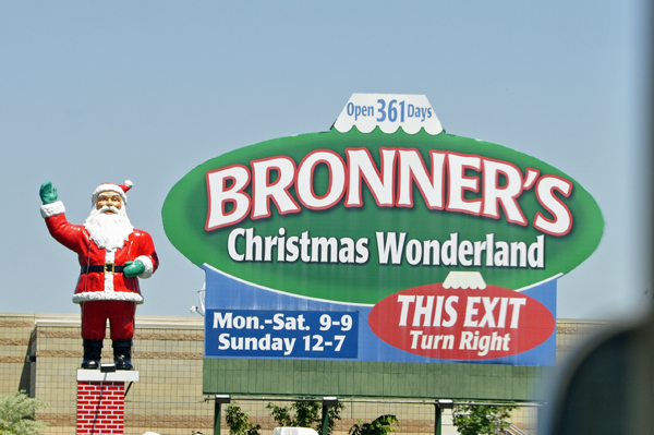 billboard on Highway for Bronner's