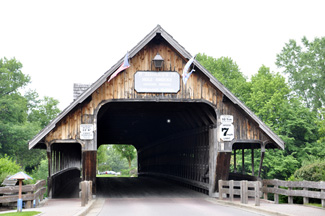 the covered bridge