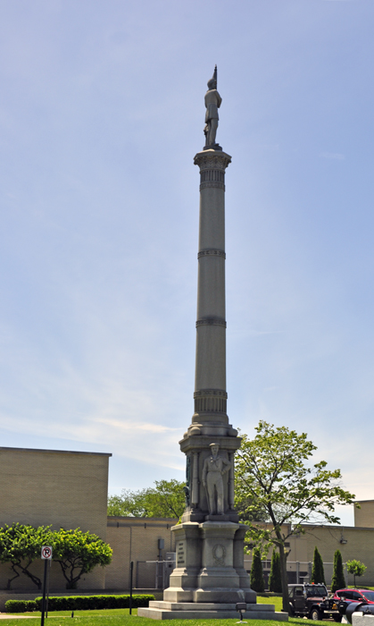 Monument honoring Jacob F. Batclielor