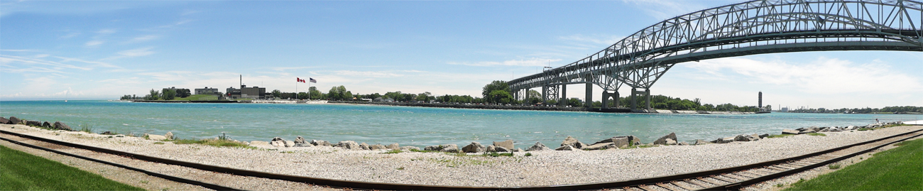 the Blue Water Bridges