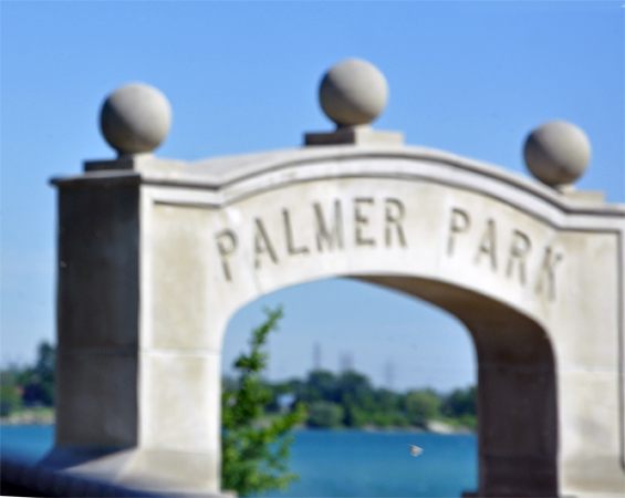 Palmer Park entrance in St. Clair, Michigan