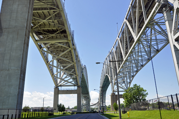 the Bluewater Bridge