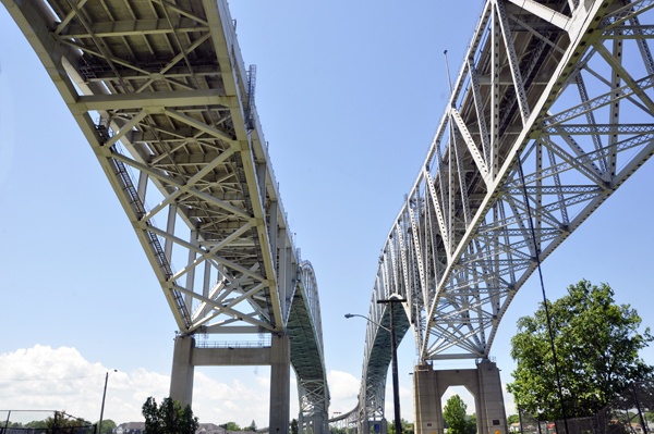 the Bluewater Bridge