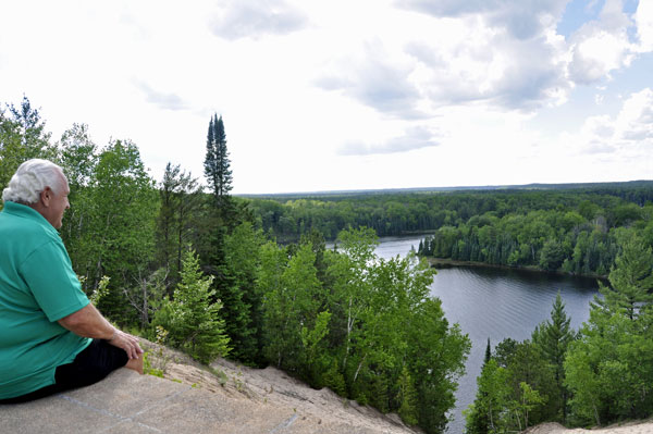 sand dunes at Foote Pond Scenic Overlook