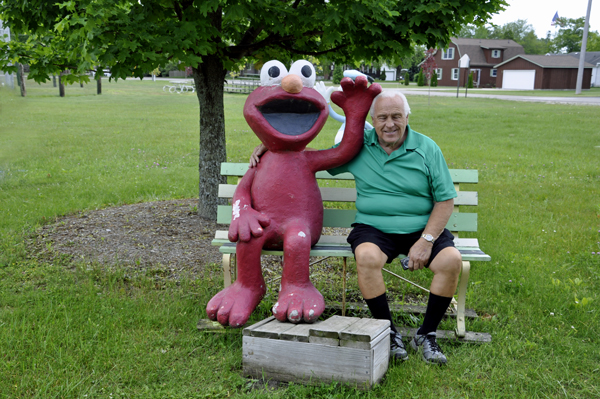 Lee Duquette and Elmo