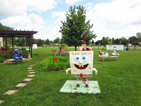 Karen Duquette and Sponge Bob