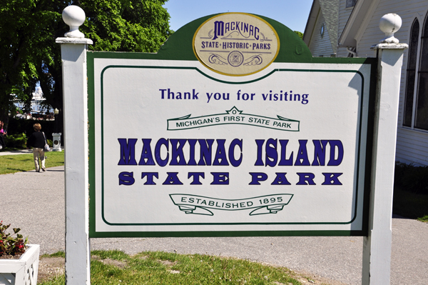 leaving Mackinac Island State Park