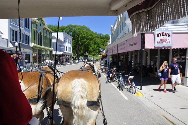 the tour of Mackinac Island begins