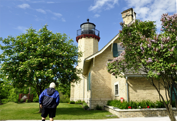 Lee Duquette at McGulpin Lighthouse