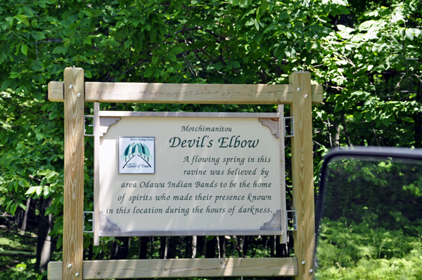 sign about Devil's Elbow