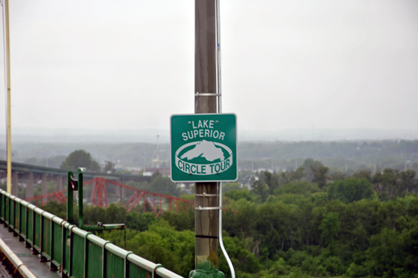 Lake Superior Cirrcle Tour sign