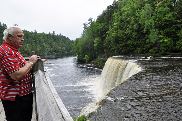 Lee Duquette at Tahquamenon Falls Upper