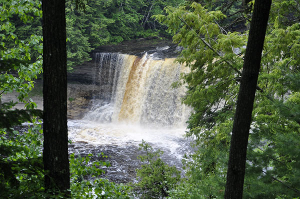 view of the Upper Tahquamenon Falls