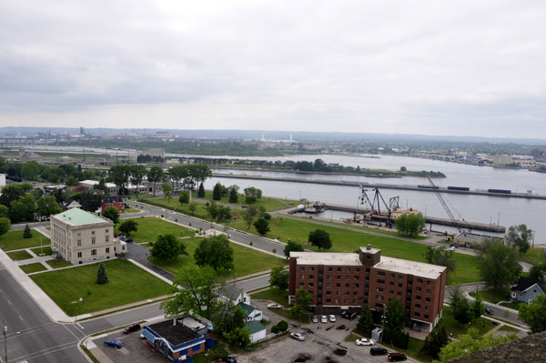 view from the Tower of History