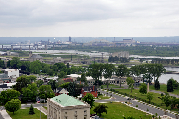 view from the Tower of History