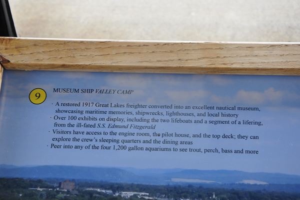 sign about The Museum Ship Valley Camp