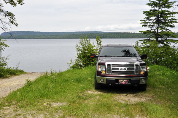 The truck of the two RV Gypsies at Lake Nipigon