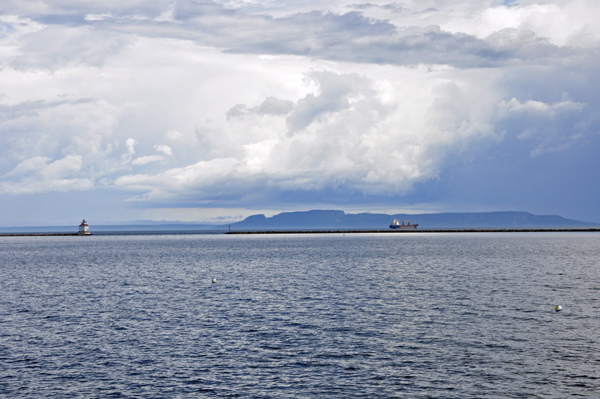 The lighthouse and the Sleeping Giiant