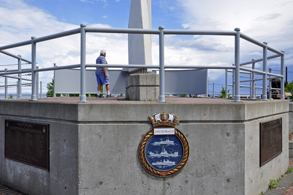 part of The Anchorage monument