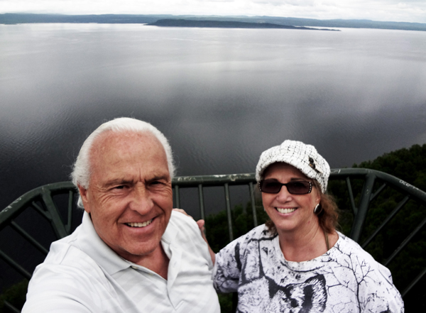 The two RV Gypsies at Thunder Bay Lookout