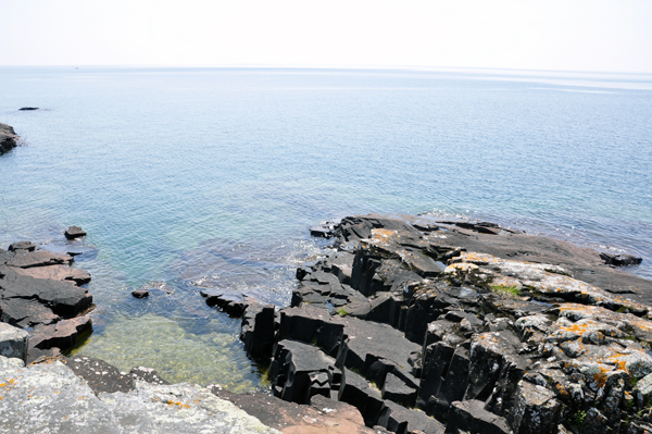 photo taken from the back of Grand Marais RV Park