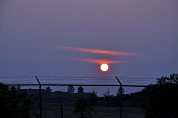 sunrise at Bemidji KOA