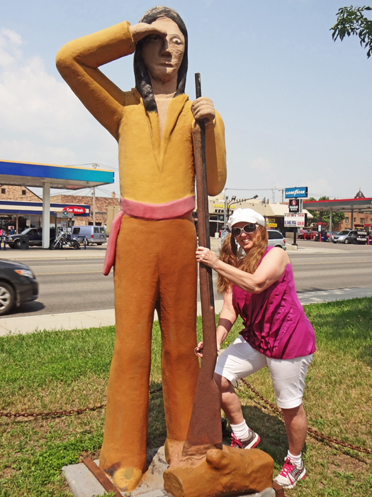 Karen Duquette and Chief Bemidji