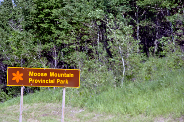 sign - Moose Mountain Provincial Park