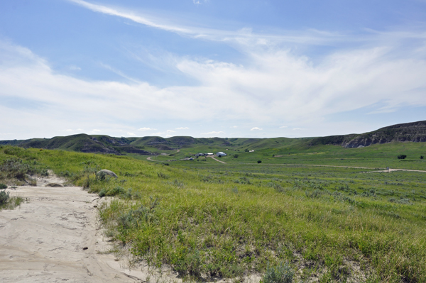 landscape around Castle Butte