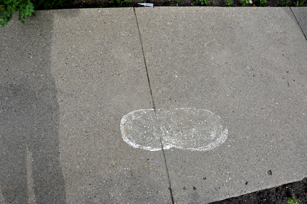 the giant's footprint in cement