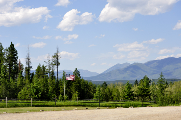 View from the office at Mountain Meadow RV Park