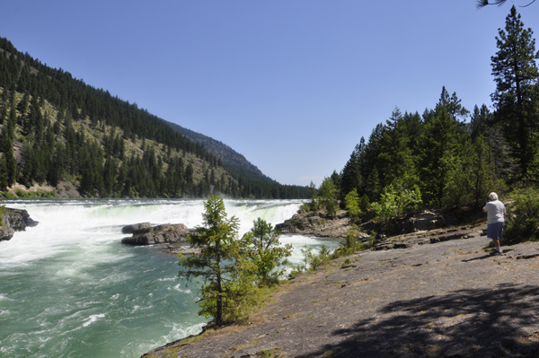 Lee Duquette at Kootenai Falls