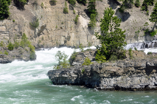 the island at Kootenai Falls