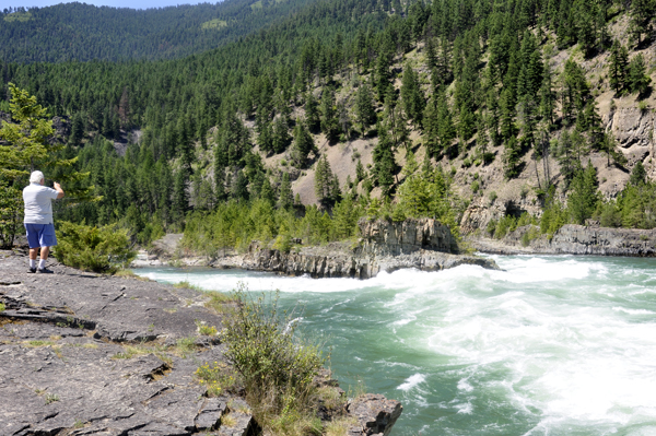 Lee Duquette by Kootenai River