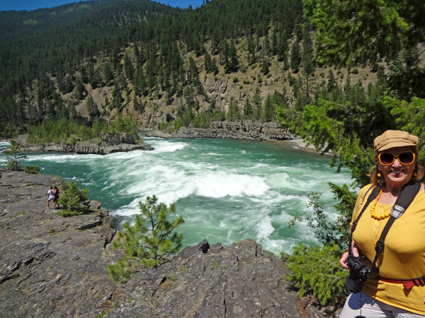 Karen Duquette at Kootenai River