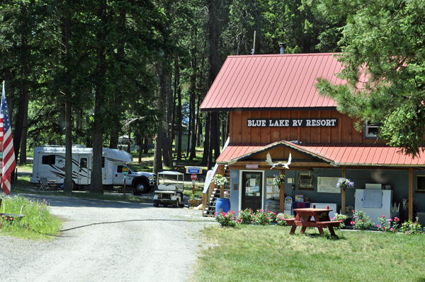 office at Blue Lake RV Resort