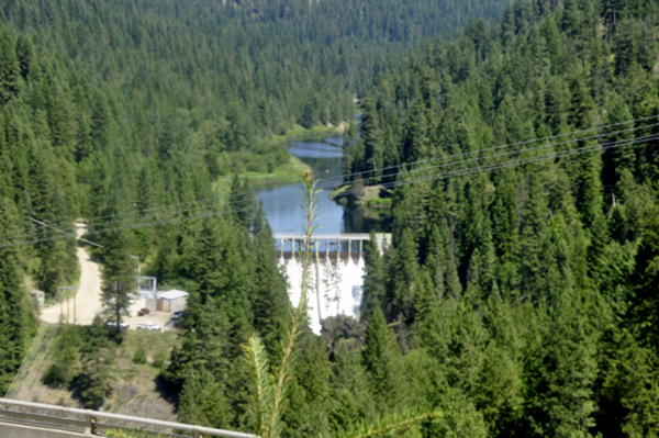 power dam over Moyie River