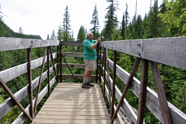 Lee Duquette at the Upper lookout