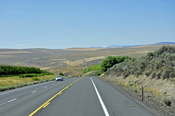 Scenery while driving to Quincy, Washington