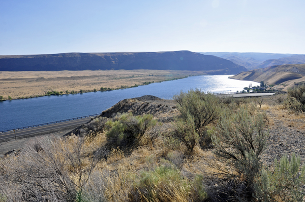 the breathtaking Columbia River.