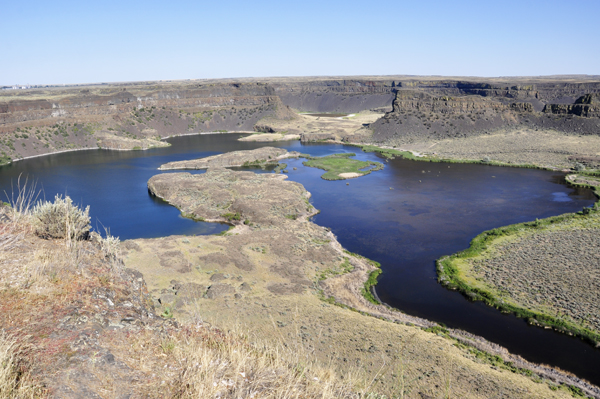 The way Dry Falls looks in 2013