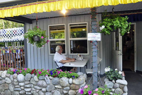 Lee Duquette at the Wild Berry Restaurant