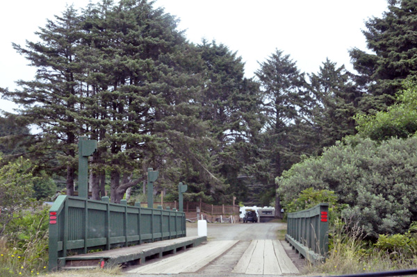 bridge in the campground