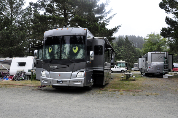 the RV of the two RV Gypsies in Washington state