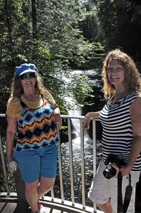 Ilse and Karen with Little Multnomah behind them