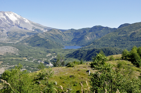 Mount Saint Helens and Castle Lake