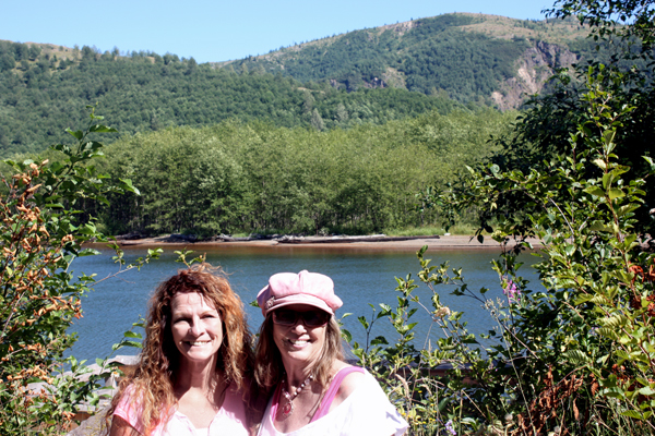 Karen Duquette and her sister Ilse at Coldwater Lake