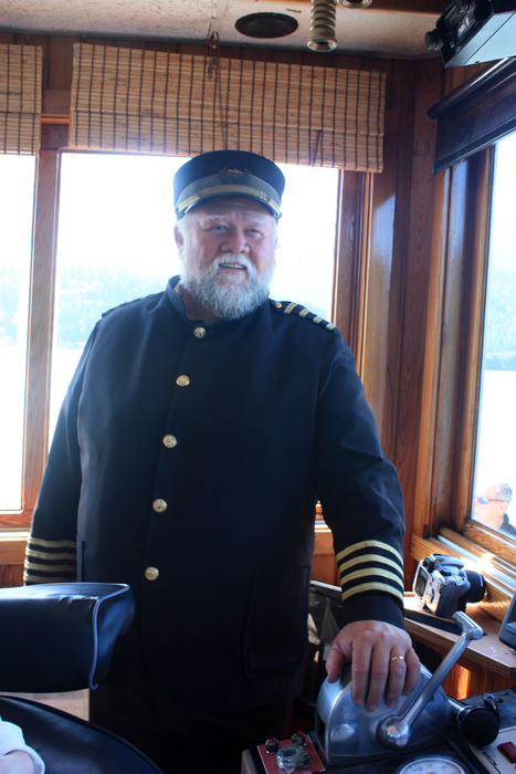 the Captain of the Columbia Gorge Sternwheeler