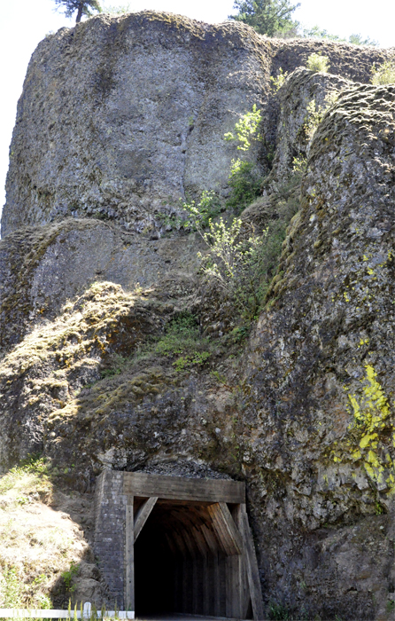 the Oneonta tunnel from the other side