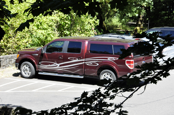 the two RV Gypsies' truck